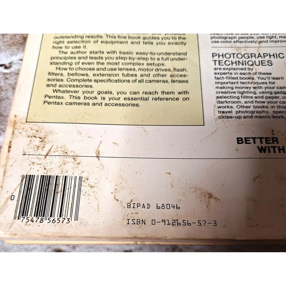 How to select and use Pentax SLR Cameras Carl Shipman Complete Handbook
